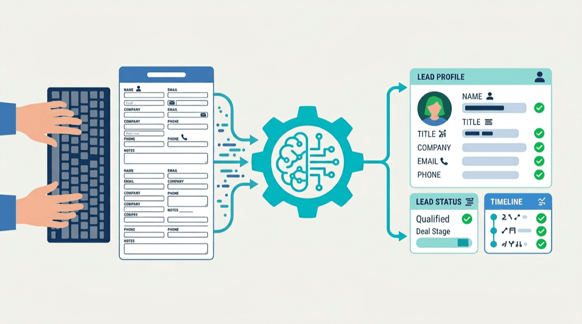 AI tools reducing manual CRM data entry for sales teams in HubSpot and Salesforce