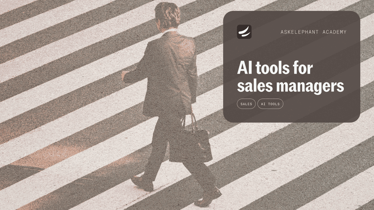 AI tools for sales managers comparing coaching, deal visibility, CRM updates, and follow-up workflows