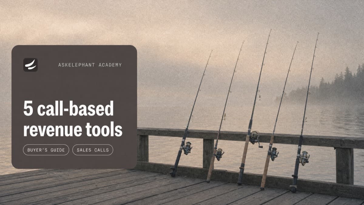 Call-based revenue tools comparison showing call analysis and CRM automation for revenue teams
