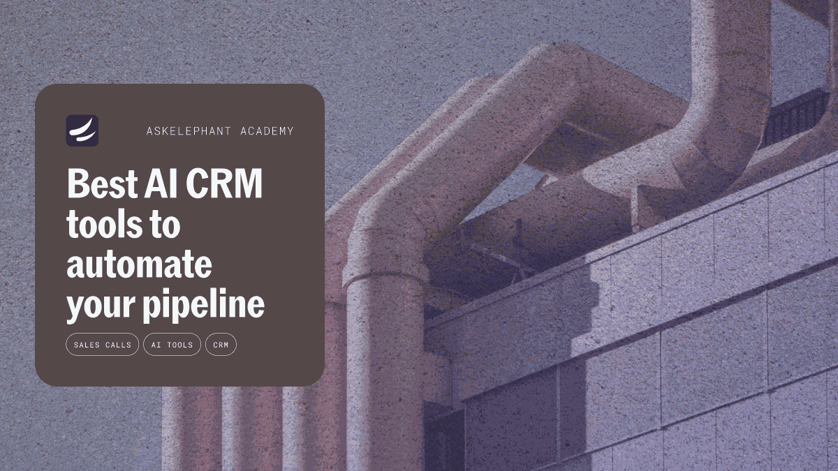 Best AI CRM tools comparison for revenue teams - pipeline automation and CRM updates