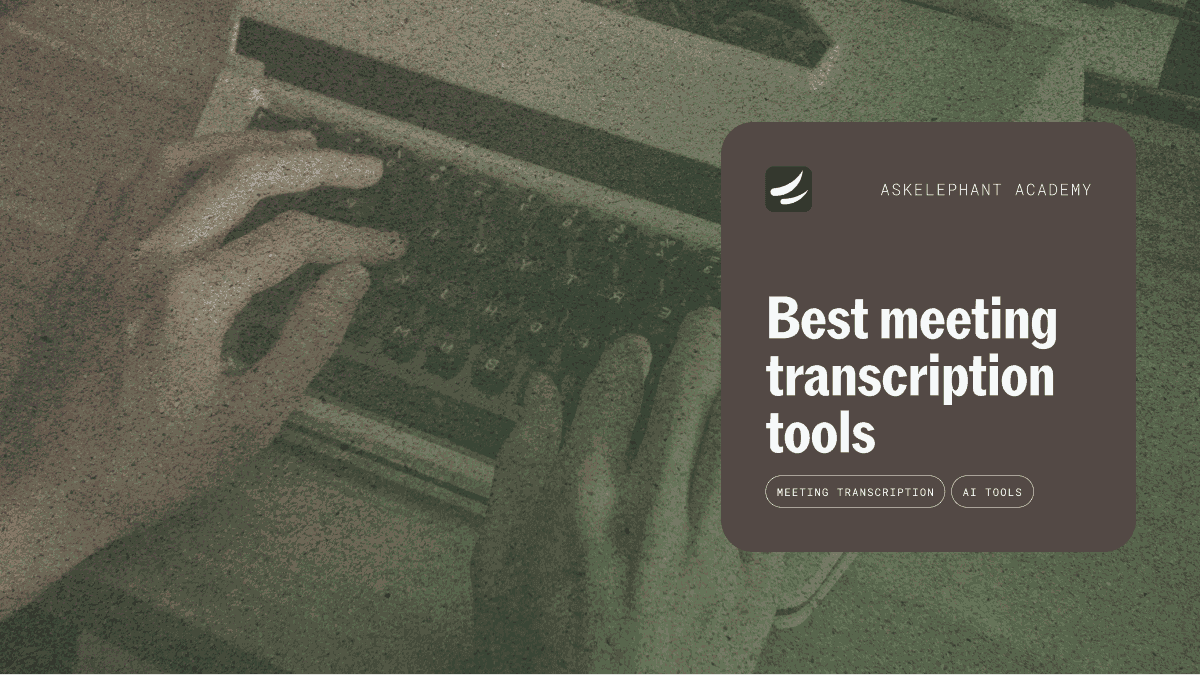 Best meeting transcription tools for sales teams compared for 2026