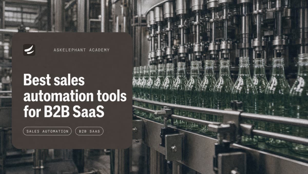 Best sales automation tools for B2B SaaS teams compared for 2026