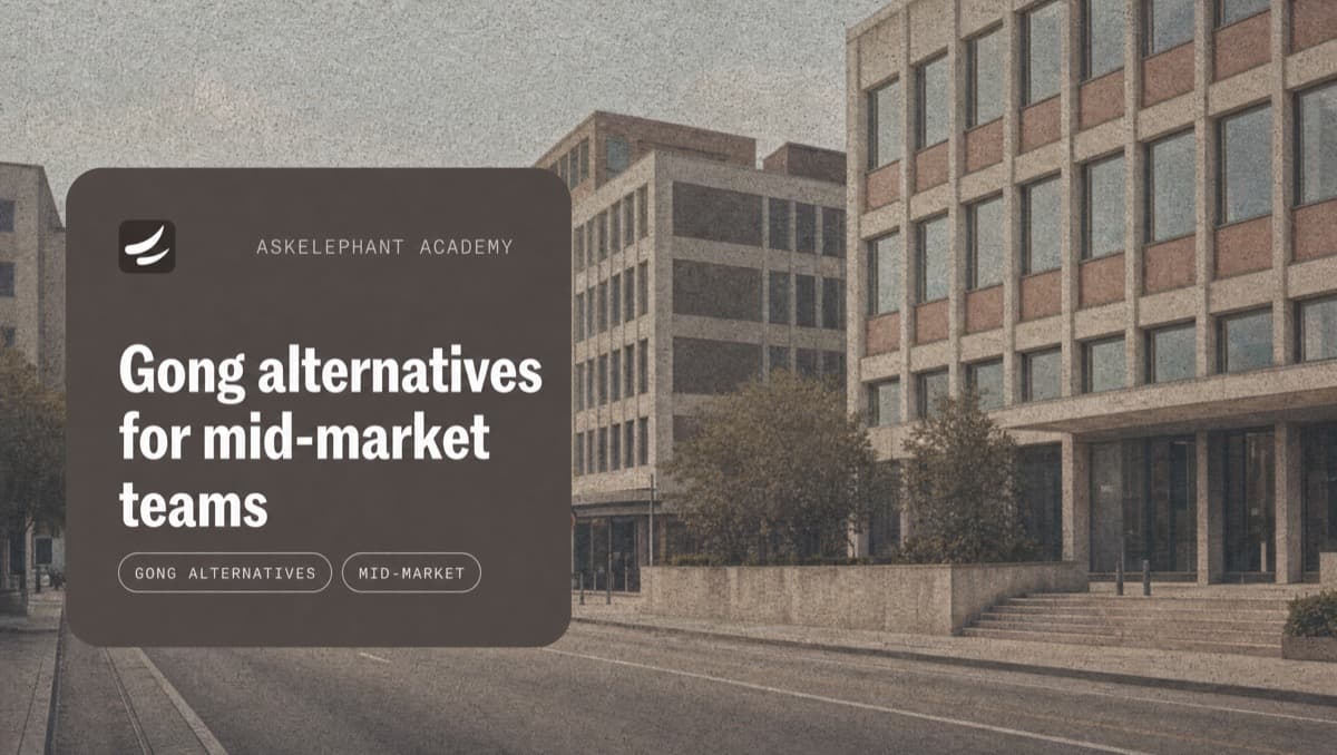 Gong alternatives for mid-market teams comparing CRM automation and call analysis workflows