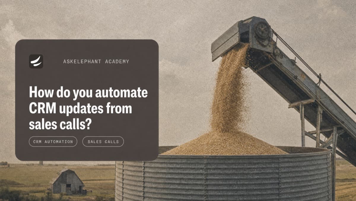 How to automate CRM updates from sales calls - data flowing automatically from call recordings to HubSpot and Salesforce