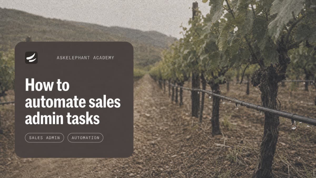 Step-by-step guide to automating sales administrative tasks with AI