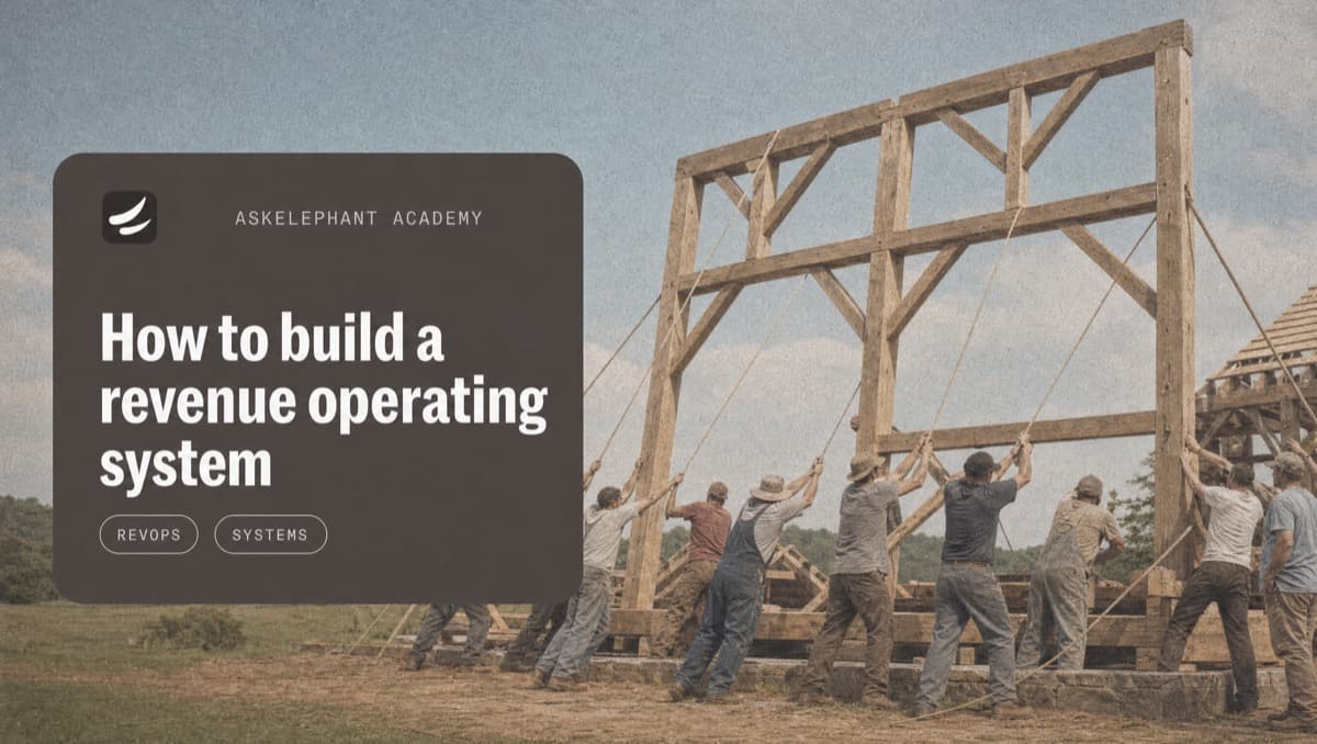 How to build a revenue operating system that scales - infrastructure connecting workflows, integrations, and AI agents