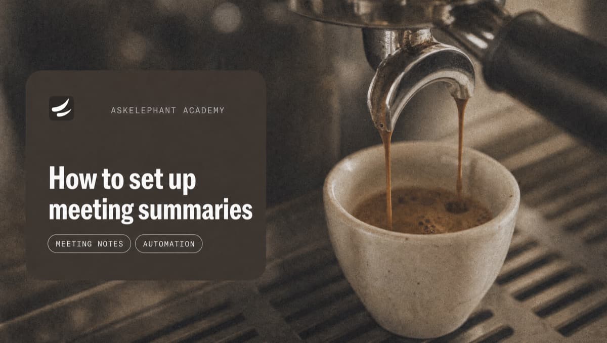 How to set up automated meeting summaries flowing from video call recording into structured CRM notes in HubSpot and Salesforce