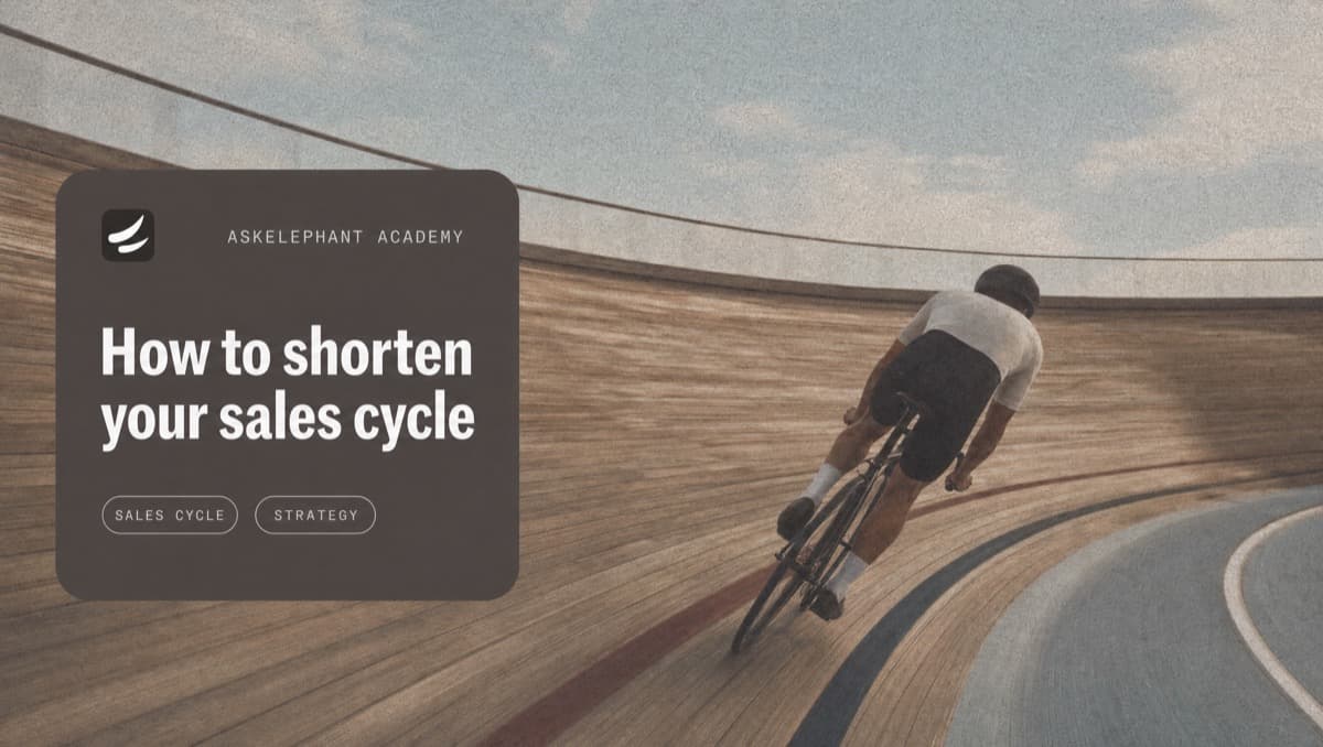 How to shorten your sales cycle - timeline showing faster deal progression with automated follow-ups and CRM updates