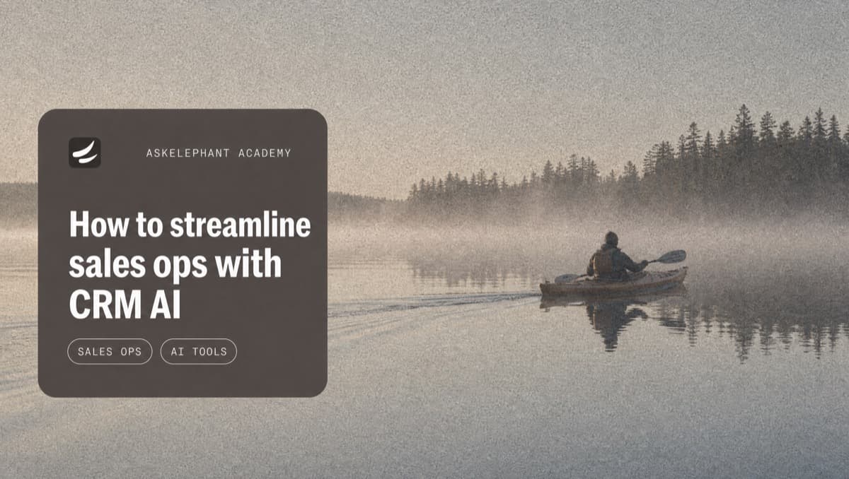 Step-by-step CRM AI workflow for streamlining sales operations in HubSpot and Salesforce