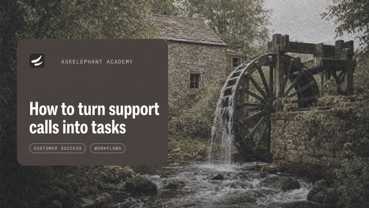 Step-by-step guide to turning support calls into assigned tasks CRM updates Slack alerts and QA review loops
