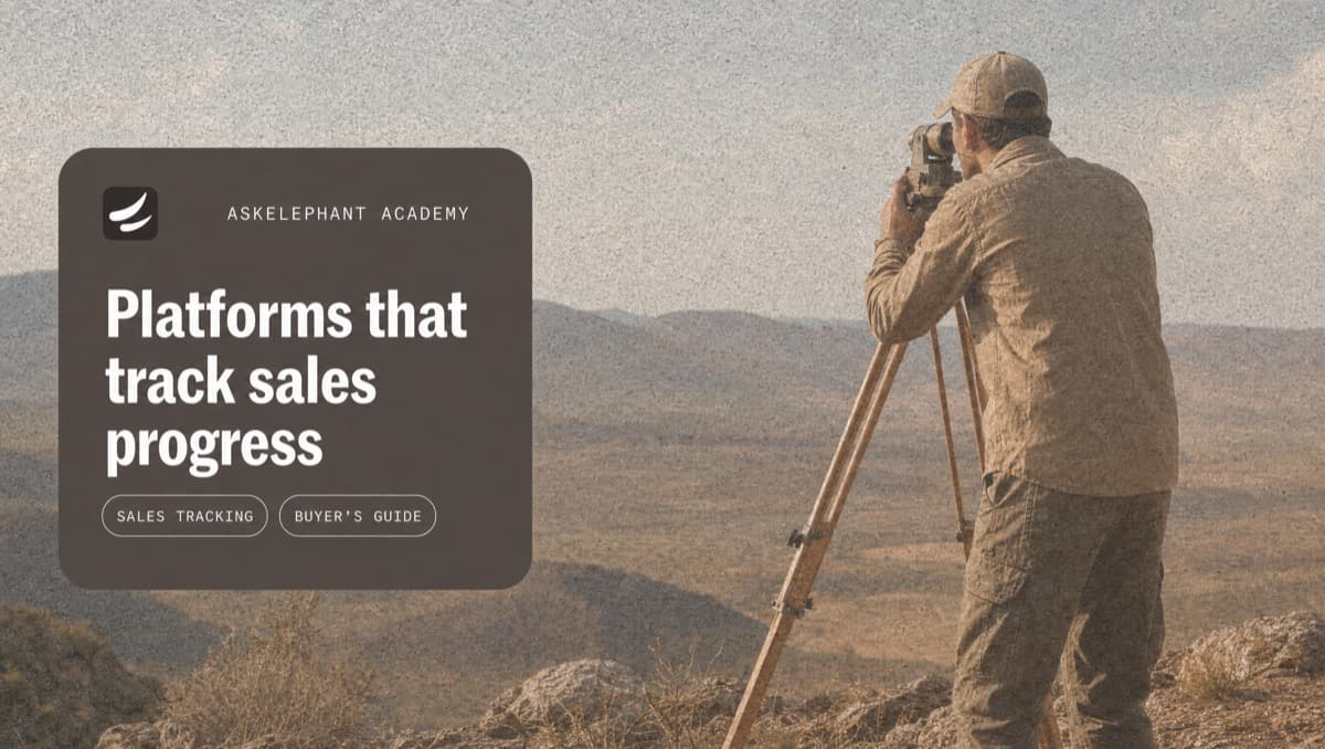 Platforms that track sales progress across calls CRM updates and alerts for revenue teams