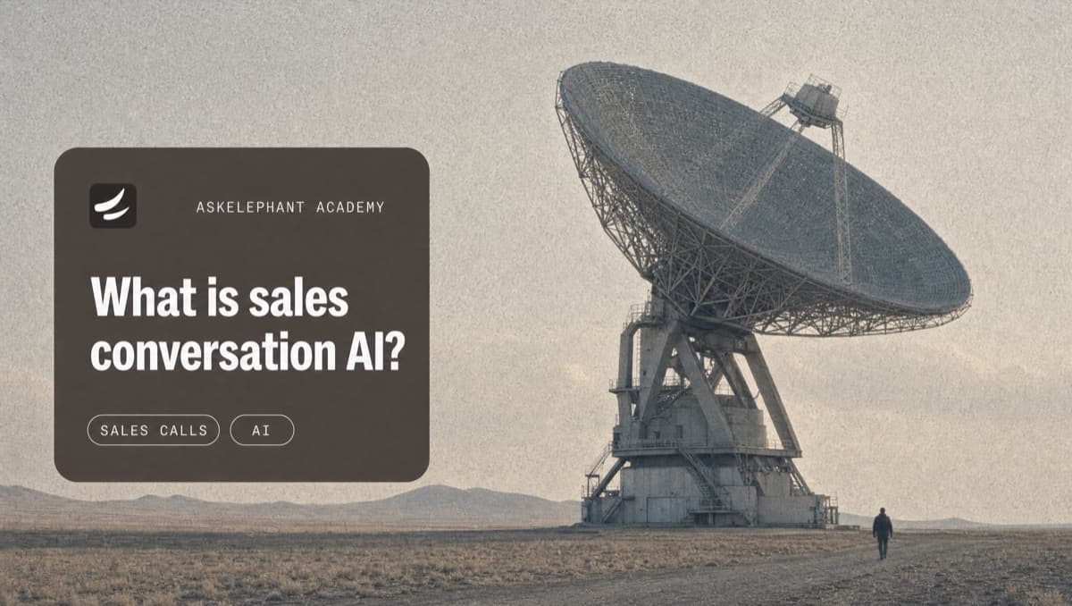 Sales conversation AI workflow showing calls, AI analysis, and CRM automation for revenue teams
