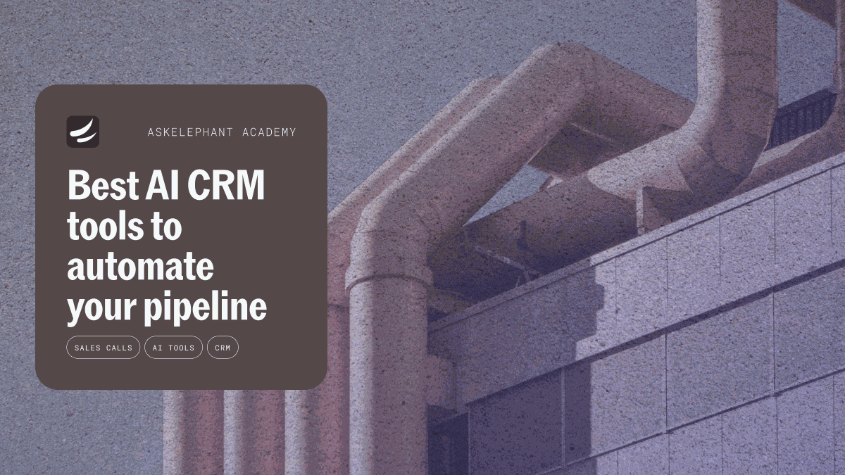 Best AI CRM tools comparison for revenue teams - pipeline automation and CRM updates