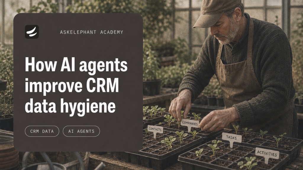 How AI Agents Improve CRM Data Hygiene