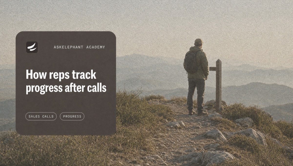 How sales reps track progress after calls with CRM automation and next-step updates