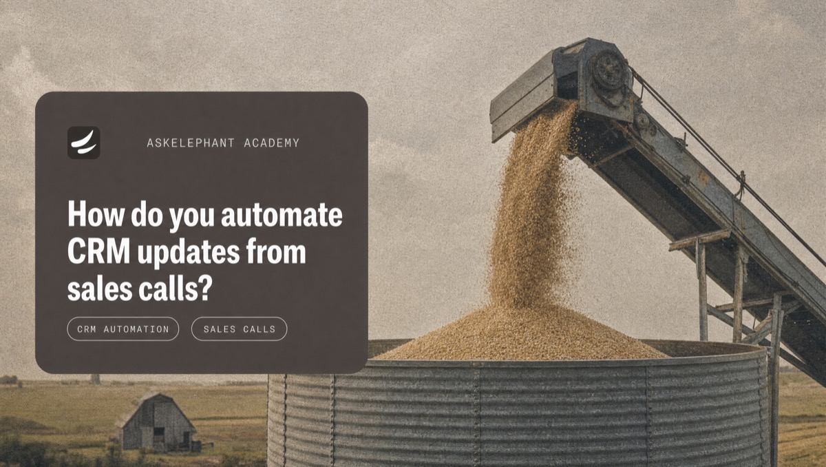 How to automate CRM updates from sales calls - data flowing automatically from call recordings to HubSpot and Salesforce
