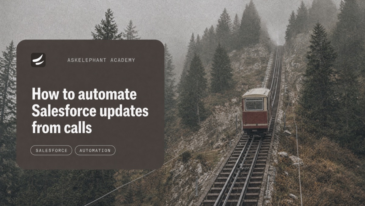 Step-by-step guide to automating Salesforce updates from sales calls - data flowing from Zoom and Teams into Salesforce