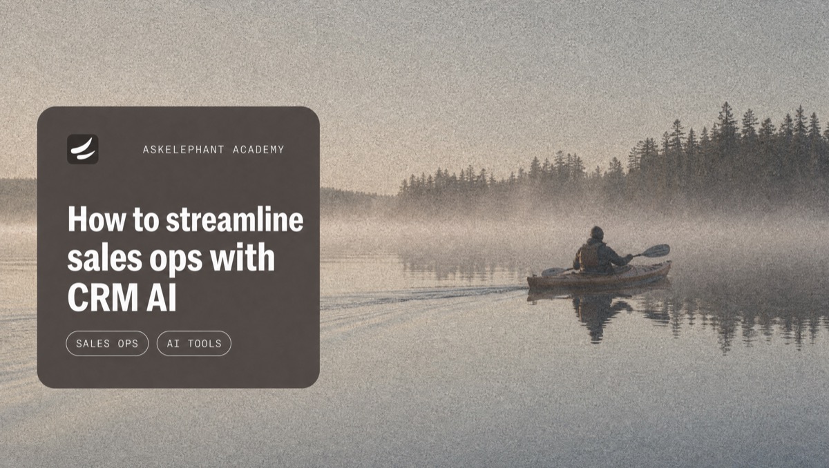 Step-by-step CRM AI workflow for streamlining sales operations in HubSpot and Salesforce