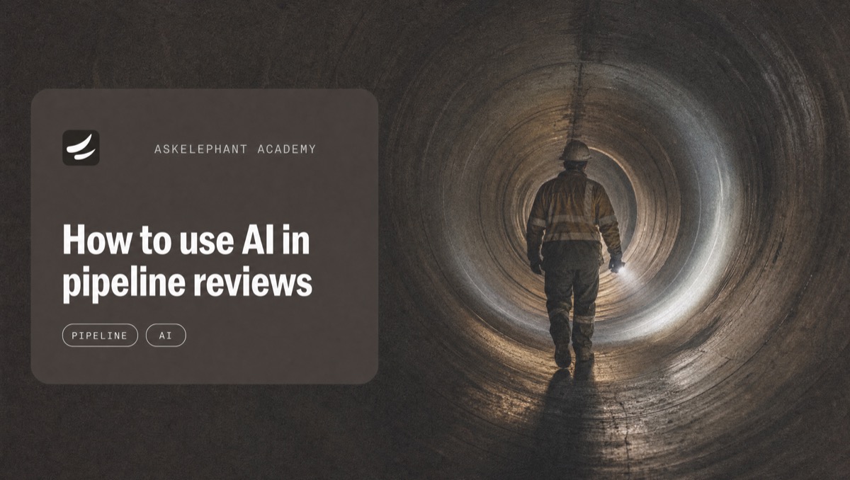 How to use AI conversation data in sales pipeline reviews for better deal inspection