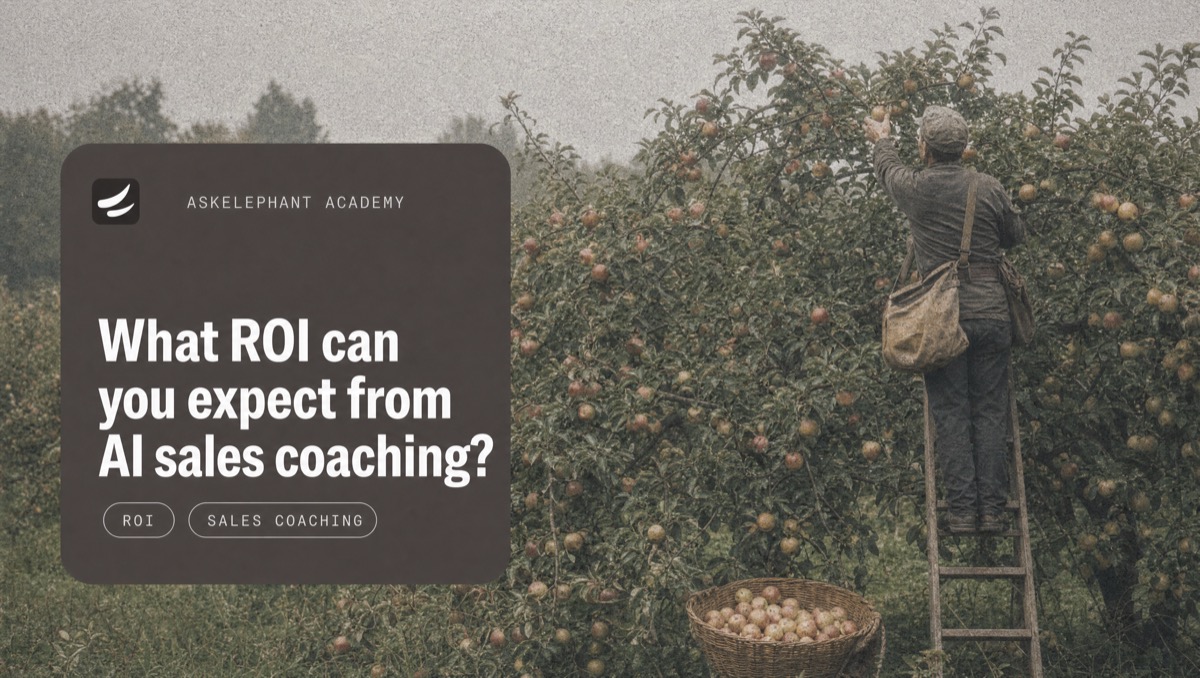 What ROI can you expect from automated sales coaching - manager time saved and coaching coverage metrics